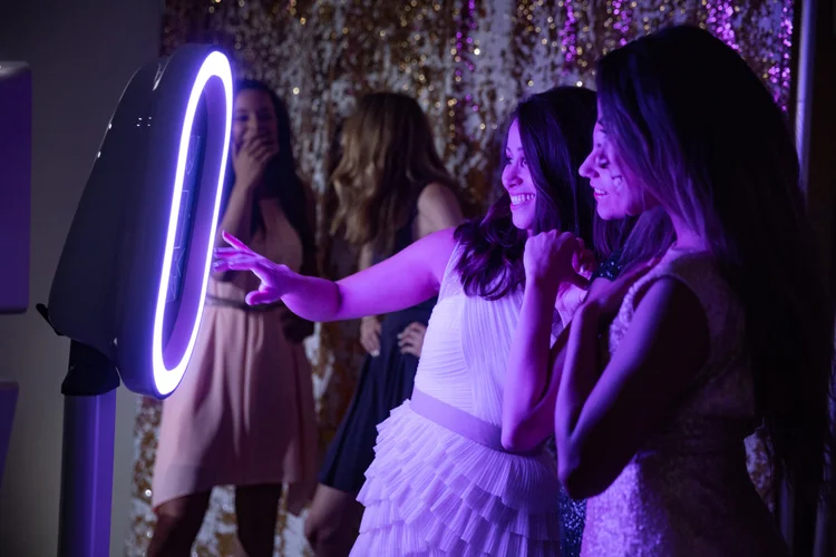 Sisters Oregon photo booth rental at formal event
