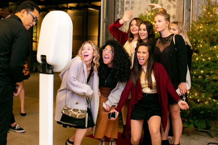 Holiday party photo booth rental Bend Oregon