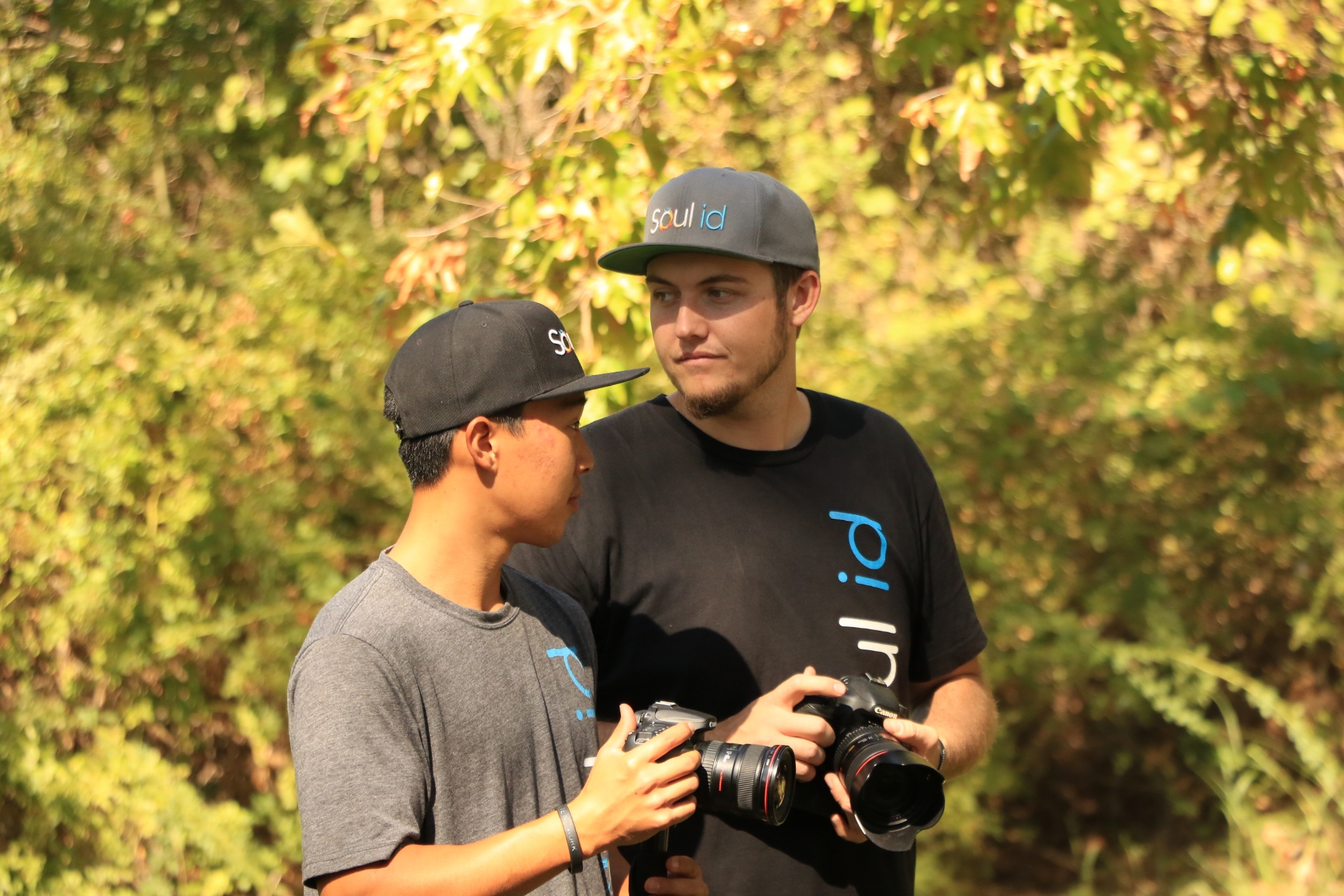 Kyle and a teammate on a Soul ID action sports shoot