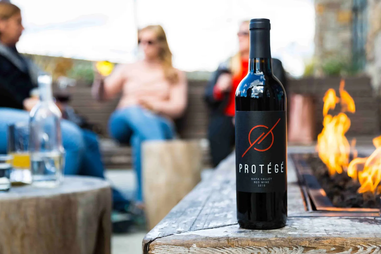 Winery photography Central Oregon Protege red wine bottle