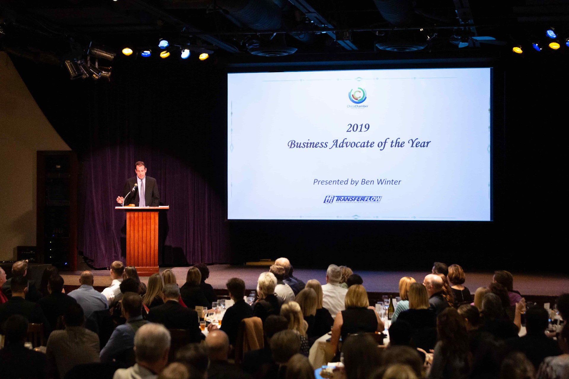 Central Oregon event photography awards ceremony