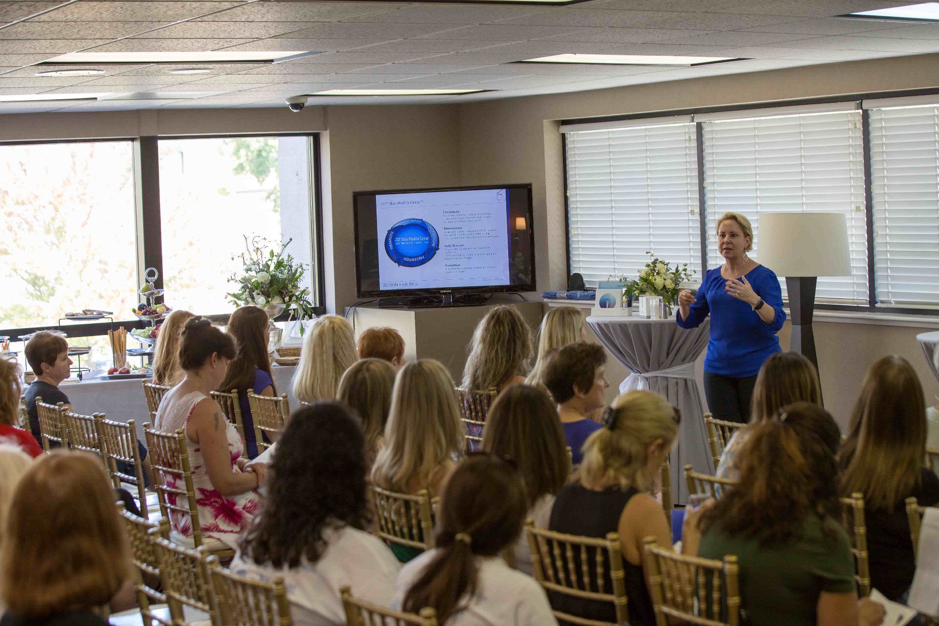 Corporate event photography Bend Oregon presentation